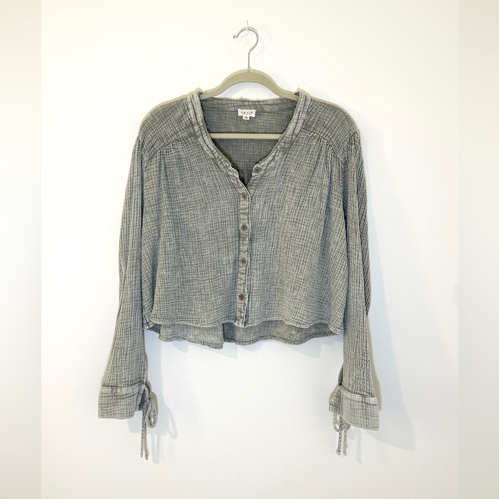Leis 100% Cotton Button Down Long-Sleeve